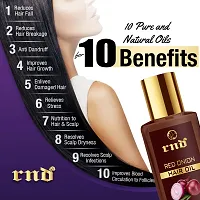 Red Onion Hair Oil With Keratin Protein Booster, Nourishes Hair Follicles, Anti - Hair Loss, Regrowth-thumb1