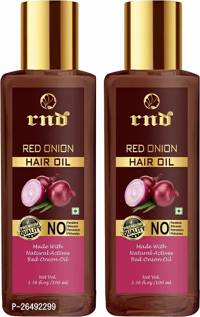 Red Onion Hair Oil With Keratin Protein Booster, Nourishes Hair Follicles, Anti - Hair Loss, Regrowth