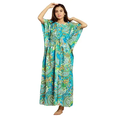 Premium Cotton Kaftan Nighty/Gown