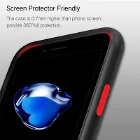 MLE Ultra Hybrid Polycarbonate Silicon Rubberized Matte Hard Smoke Back Cover Case for Oppo A74 5G - Black-thumb4