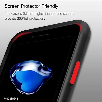 MLE Ultra Hybrid Polycarbonate Silicon Rubberized Matte Hard Smoke Back Cover Case for Oppo A74 5G - Black-thumb5