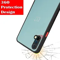 MLE OnePlus Nord CE 5G Back Cover Smoke Case | Camera Bump Protection Frosted Matte | 360 Degree Shockproof Anti-Drop for OnePlus Nord CE 5G (Color-Black)-thumb2