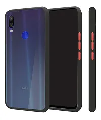 MLE Smoke Translucent Protective Back Case Cover for Redmi Mi A29 Protective Slim Fit Anti-Dust Soft Smoke Case Cover for Redmi Mi A29 [Black]/ Case Cover for Redmi Mi A29-thumb1