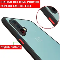 MLE OnePlus Nord CE 5G Back Cover Smoke Case | Camera Bump Protection Frosted Matte | 360 Degree Shockproof Anti-Drop for OnePlus Nord CE 5G (Color-Black)-thumb3