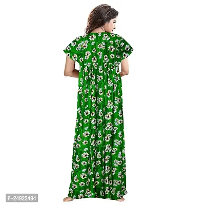 Fancy Cotton Printed Nighties For Women Pack Of 2-thumb2