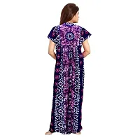 Hoorain Enterprises 100% Cotton Nighty for Women || Long Length Printed Nighty/Maxi/Night Gown/Night Dress/Nightwear Inner  Sleepwear for Women's (Combo Pack of 2)-thumb2