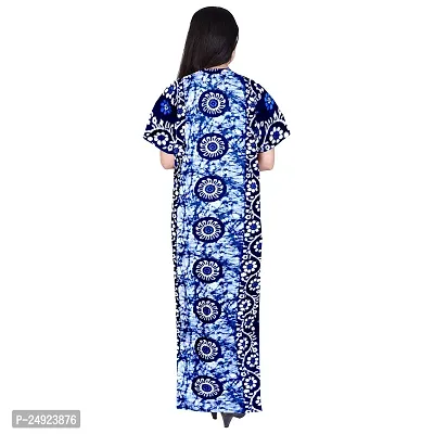 HOORANI Enterprises 100% Cotton Nighty for Women || Long Length Printed Nighty/Maxi/Night Gown/Night Dress/Nightwear Inner  Sleepwear for Women's (Combo Pack of 2)-thumb3