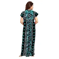 Hoorain Enterprises 100% Cotton Nighty for Women || Long Length Printed Nighty/Maxi/Night Gown/Night Dress/Nightwear Inner  Sleepwear for Women's (Combo Pack of 2)-thumb4