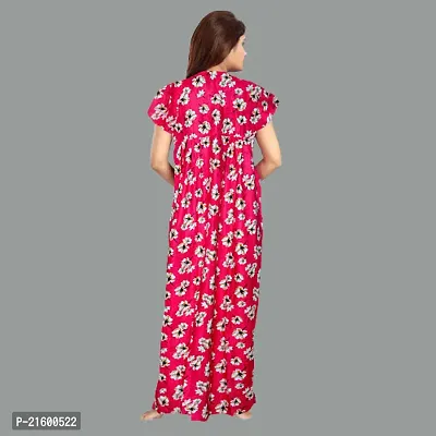 Comfortable Multicoloured Cotton Nightdress For Women-thumb3