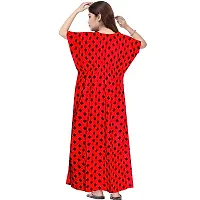 Hoorain Enterprises 100% Cotton Nighty for Women || Long Length Printed Nighty/Maxi/Night Gown/Night Dress/Nightwear Inner  Sleepwear for Women's (Combo Pack of 2)-thumb4