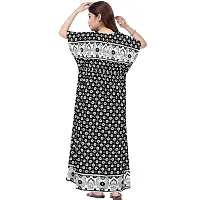 Hoorain Enterprises 100% Cotton Nighty for Women || Long Length Printed Nighty/Maxi/Night Gown/Night Dress/Nightwear Inner  Sleepwear for Women's (Combo Pack of 2)-thumb2