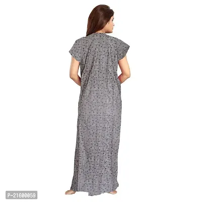 Comfortable Multicoloured Cotton Nightdress For Women-thumb3