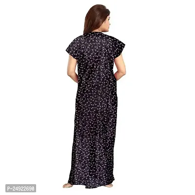 Hoorain Enterprises 100% Cotton Kaftan for Women || Long Length Printed Nighty/Kaftan/Maxi/Night Gown/Night Dress/Nightwear Inner  Sleepwear for Women's (Combo Pack of 2)-thumb3