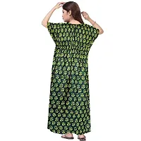 Hoorain Enterprises 100% Cotton Nighty for Women || Long Length Printed Nighty/Maxi/Night Gown/Night Dress/Nightwear Inner  Sleepwear for Women's (Combo Pack of 2)-thumb4