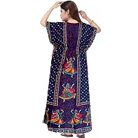 Hoorain Enterprises 100% Cotton Nighty for Women || Long Length Printed Nighty/Maxi/Night Gown/Night Dress/Nightwear Inner  Sleepwear for Women's (Combo Pack of 2)-thumb4