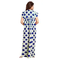 HOORANI Enterprises 100% Cotton Nighty for Women || Long Length Printed Nighty/Maxi/Night Gown/Night Dress/Nightwear Inner  Sleepwear for Women's (Combo Pack of 2)-thumb4