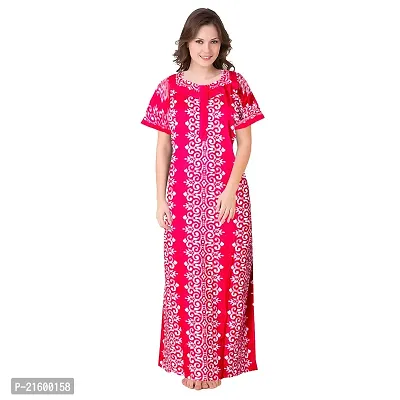 Comfortable Multicoloured Cotton Nightdress For Women-thumb4