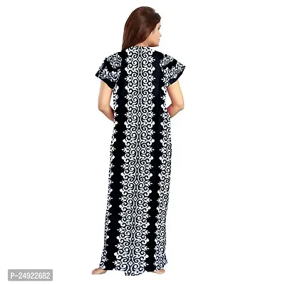 Hoorain Enterprises 100% Cotton Kaftan for Women || Long Length Printed Nighty/Kaftan/Maxi/Night Gown/Night Dress/Nightwear Inner  Sleepwear for Women's (Combo Pack of 2)-thumb5