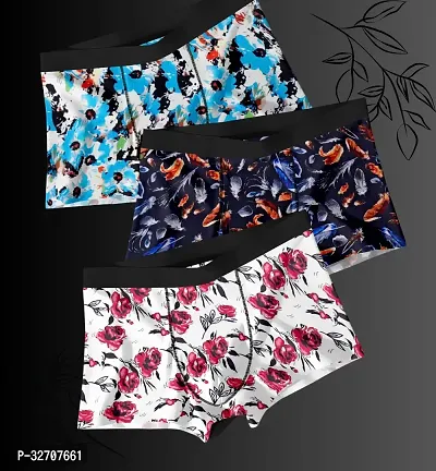 Prints Men's Trunk Combo - 3-Pack | Trendy Men's Underwear-thumb0