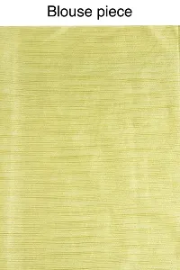 Naz Boutique Bhagalpuri Handloom Women's Cotton Art Silk Striped Saree Simple And Sober Saree With Running Blouse Light Weight Free Size 6.5 Meters Including Blouse Light Green)-thumb4