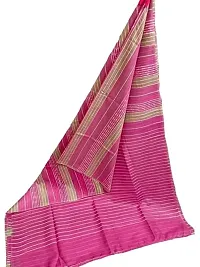 ZA Handloom 87M Women's Linen Slub Weave Saree with Blouse Piece (ZA1043, Yellow)-thumb1