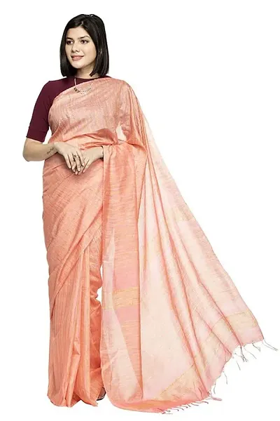 Stylish Fancy Blend Bhagalpuri Saree With Blouse Piece For Women