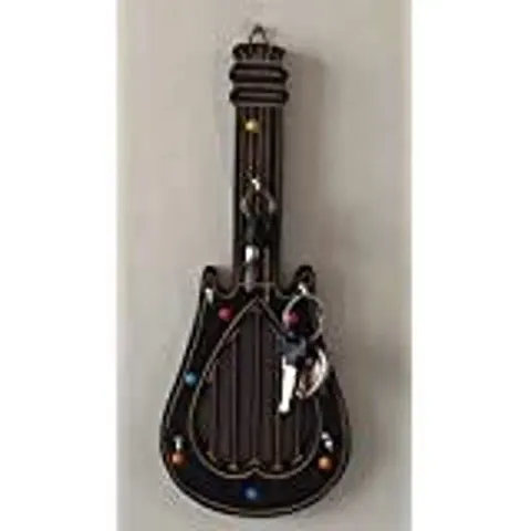 Riya Creation Wooden Key Holder for Wall Hanging Key Hooks Guitar Holder