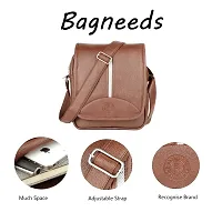 Bagneeds Men's Messenger Bags (Brown)-thumb2
