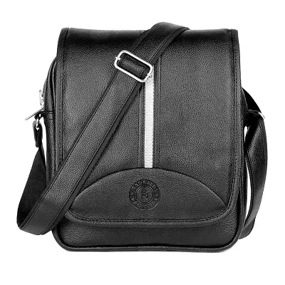 Stylish Fancy PU Synthetic Leather Sling Bag Cross-Body Bag For Men