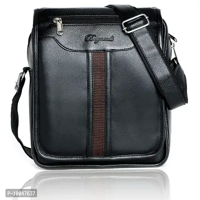 Stylish Fancy Unisex Synthetic Leather Sling And Cross-Body Bag For Multi-Purpose Use For Men