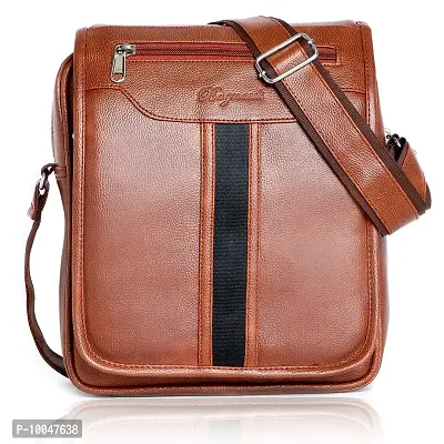 Stylish Fancy Unisex Synthetic Leather Sling And Cross-Body Bag For Multi-Purpose Use For Men-thumb0