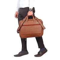 Trendy Men Tan Synthetic Leather Briefcase Best Laptop Messenger Bag Satchel for Men-thumb4