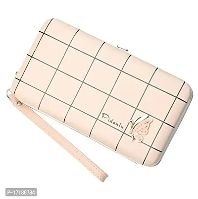 Women's and Girl's Synthetic Leather Mobile Hand Clutch Handbag Hand wallet  Purses