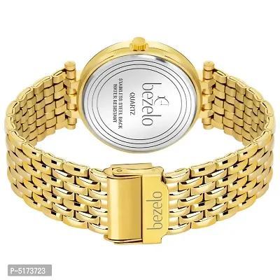 Bezelo Analogue Golden Dial Men's Watch-thumb4