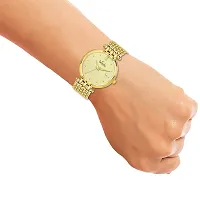 Bezelo Analogue Golden Dial Men's Watch-thumb4