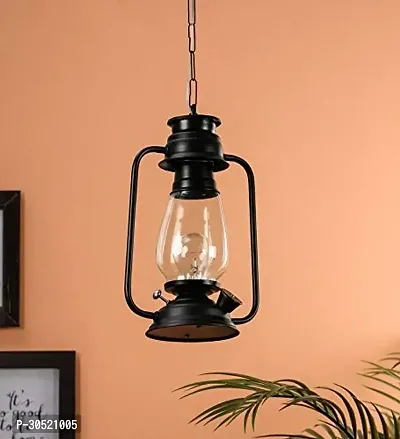 Metal Hanging Light Pendant Light for Ceiling to Decor Standard Size Black