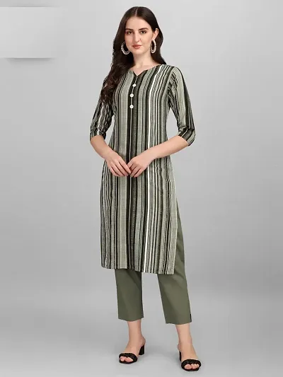 Reliable Striped Kurta For Women