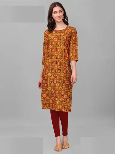 Stylish Fancy Designer American Crepe Kurta With Bottom Wear Set For Women