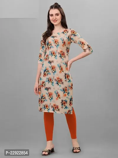 Reliable Printed Cotton Kurta For Women-thumb0