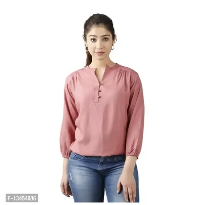 RJ Fashion Women's Latest Rayon Plain Solid Tops for Women and Girl(ASD-01)