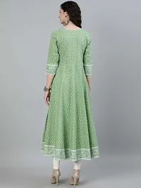 RJ Fashion Women's Printed Rayon Anarkali Kurti Long Length Kurta Festive Collection(Kurti_15-Light Green-l)-thumb3