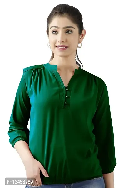 RJ Fashion Women's Latest Rayon Plain Solid Tops for Women and Girl(ASD-01)-thumb5