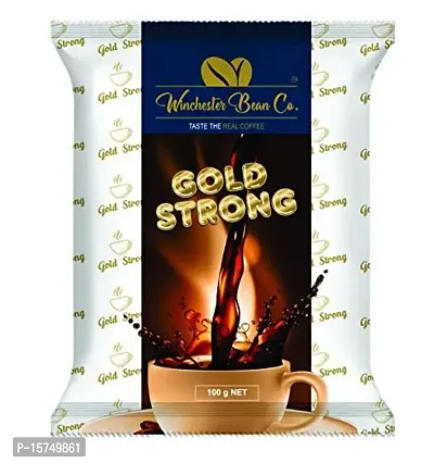 GOLD STRONG 500 gm South Indian Filter Coffee Powder 80% Coffee 20% Chicory-thumb0