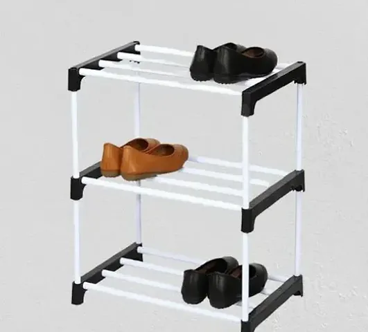 Dev India  3 Step Plastic Storage Shoe Rack