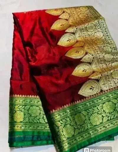 Trendy Embellished Silk Sarees With Blouse Piece