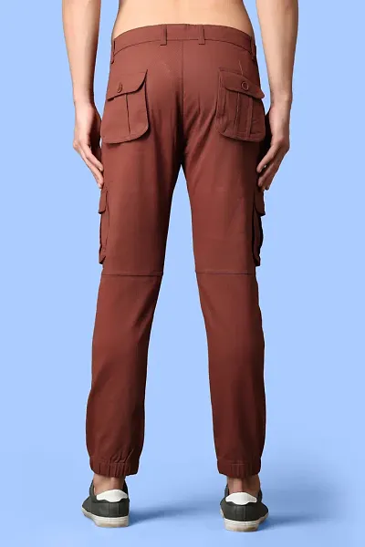 Buy Sorbino men six pocket plain cargo pants olive Online  Brands For Less