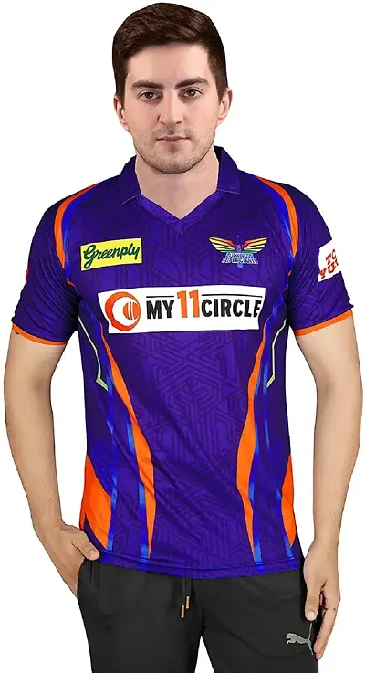 Reliable Multicoloured Polyester Printed Sports Jerseys Tees For Men