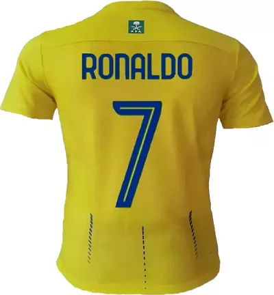 Attractive Stylish RONALDO Polyester Printed Sports Jerseys Tees For Men