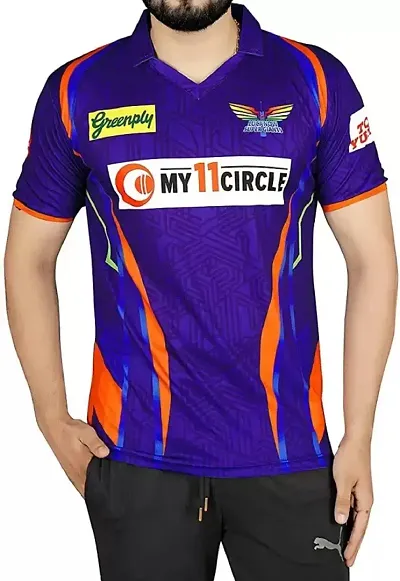 Stylish Latest Polyester Printed Sports Jerseys Tees For Men