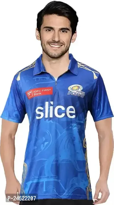 Reliable Multicoloured Polyester Printed Sports Jerseys Polos For Men